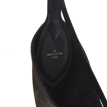 Louis Vuitton Monogram Flower Hobo Black 10 of 12