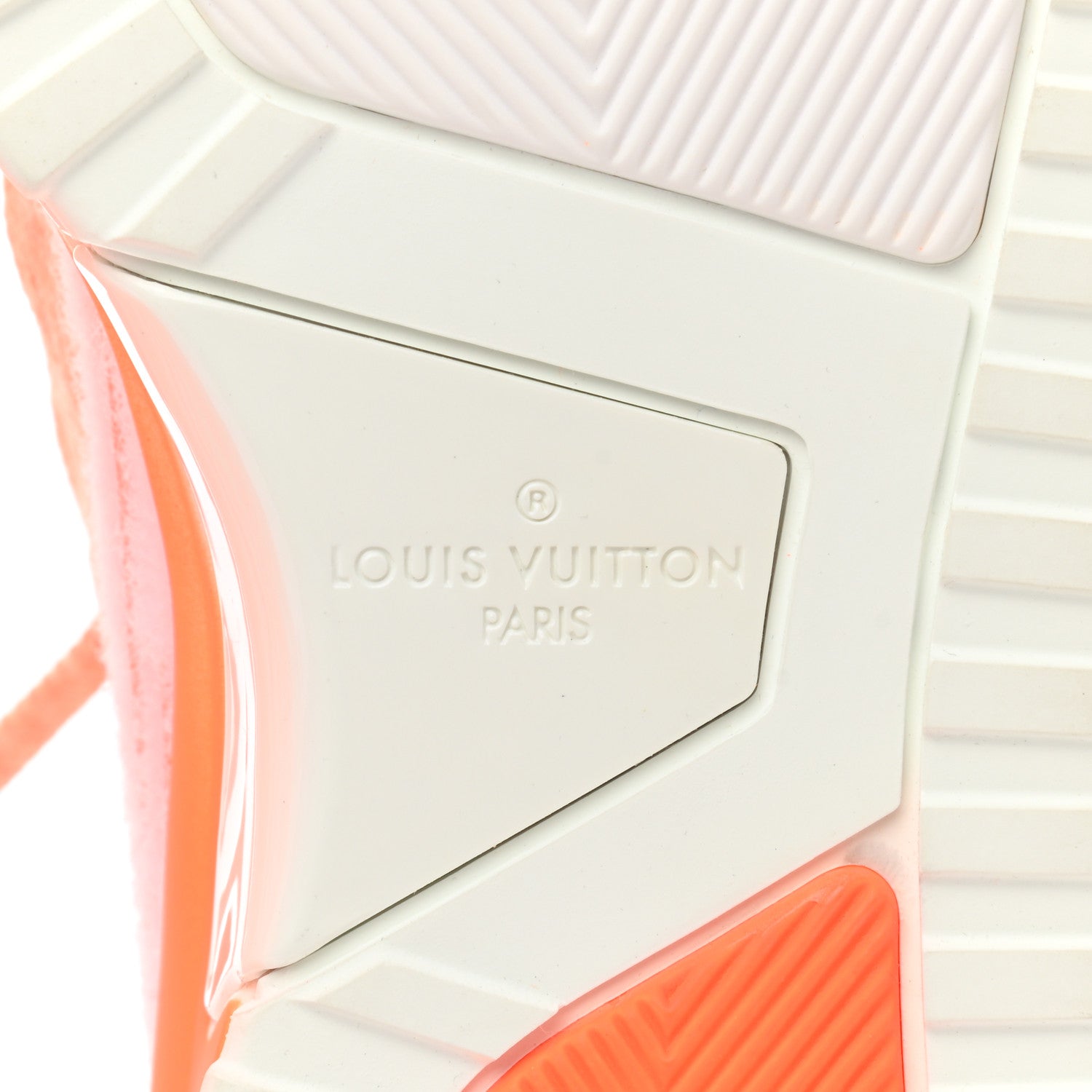 Louis Vuitton Technical Knit V.N.R Sneakers 8 Orange 6 of 8