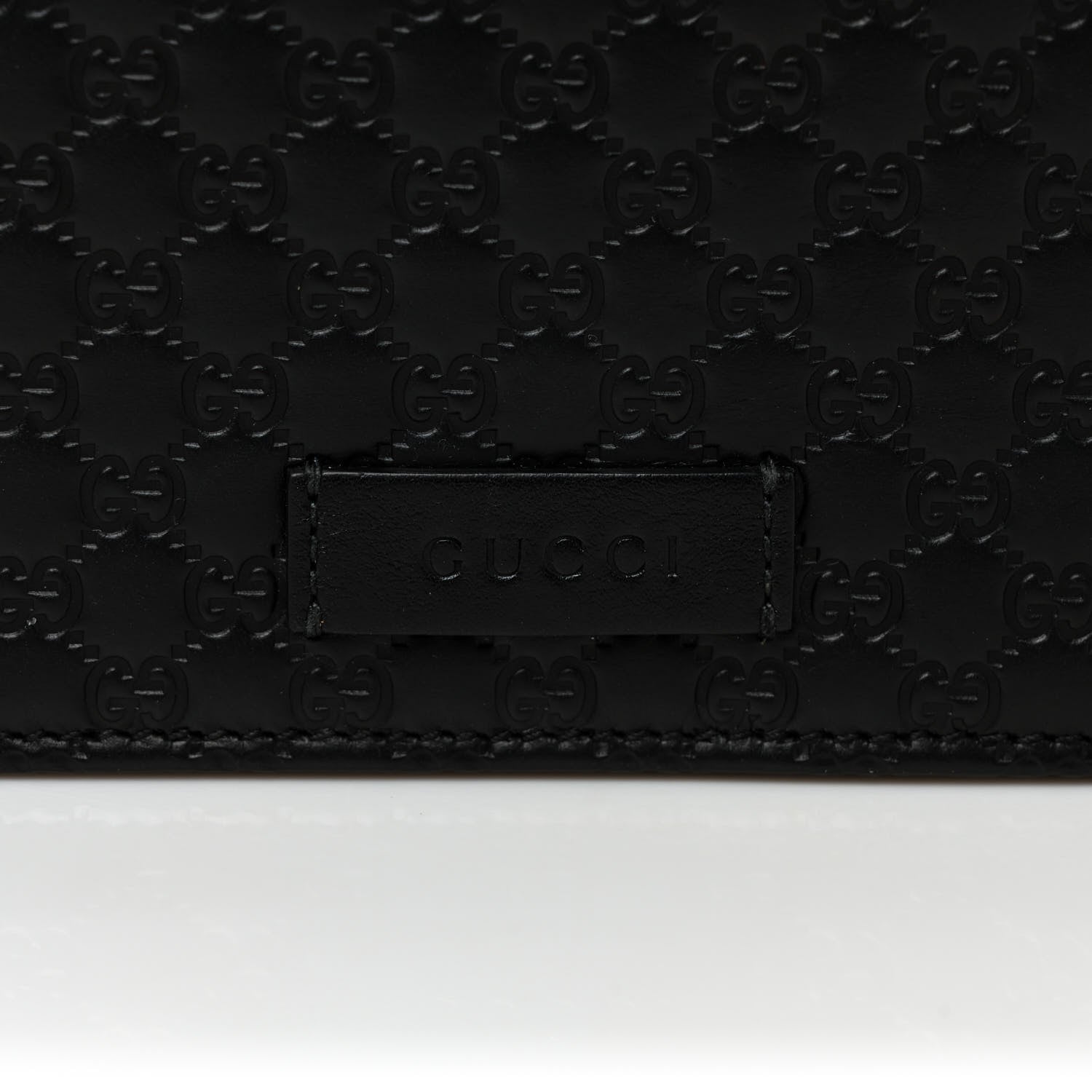 Gucci Microguccissima Crossbody Wallet Black 11 of 12