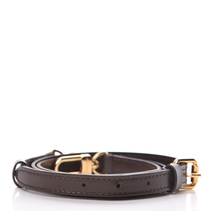 Louis Vuitton Calfskin Adjustable Speedy Bandouliere Shoulder Strap Brown 2 of 3