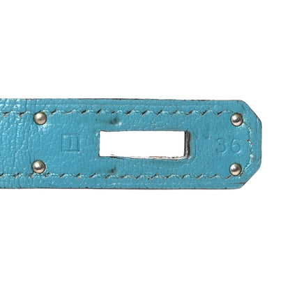 Hermes Chevre de Coromandel Kelly Mou 28 Turquoise 7 of 11