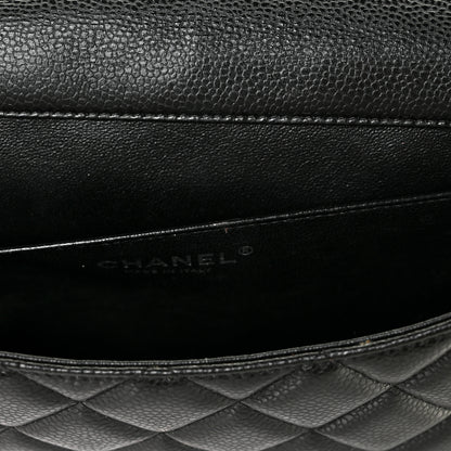 Chanel Caviar Quilted Clutch With Chain Flap Black 5 of 14