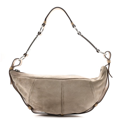 Saint Laurent Suede Calfskin Small Hobo Beige 1 of 12