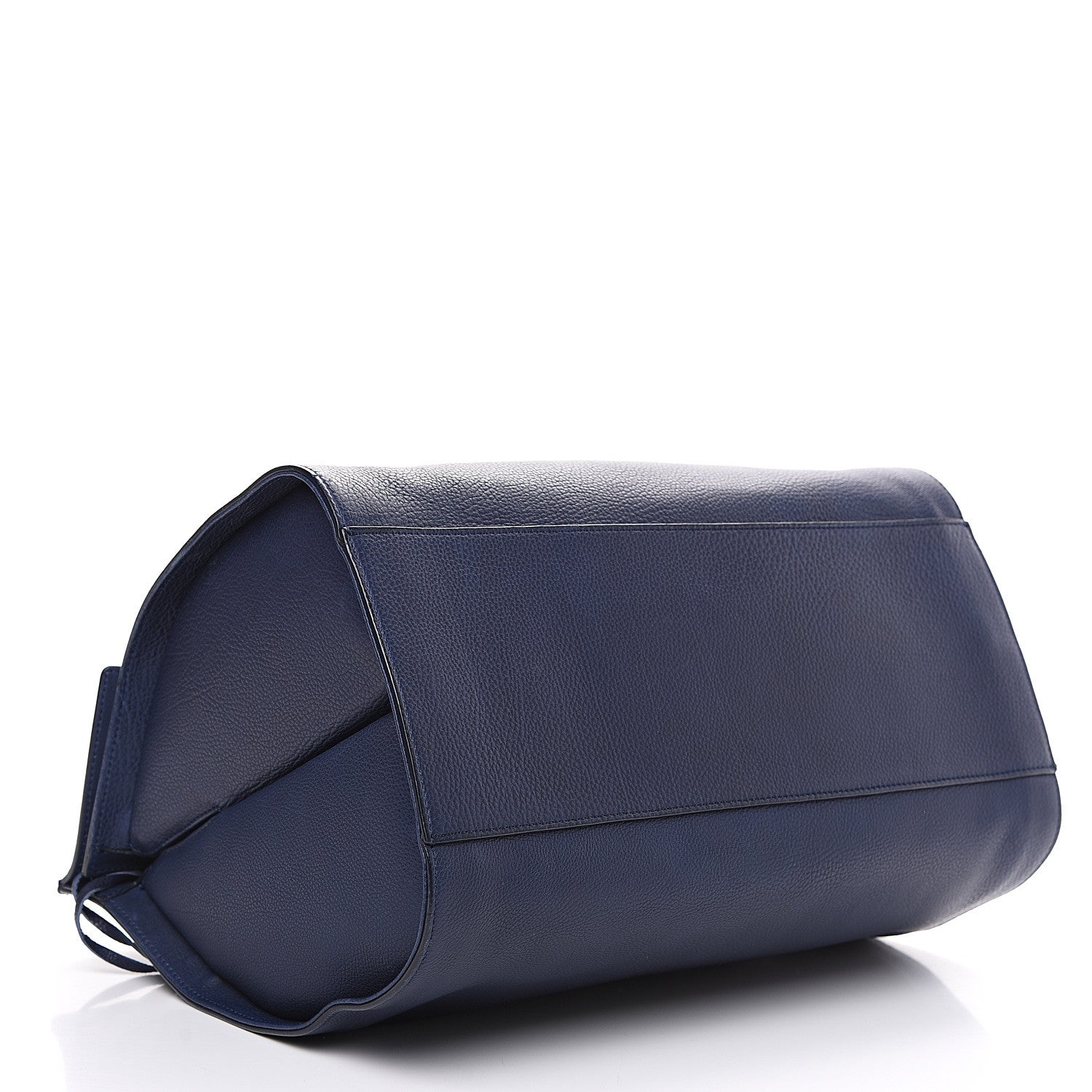Balenciaga Grained Calfskin M Tube Round Tote Bleu Nautique 3 of 11
