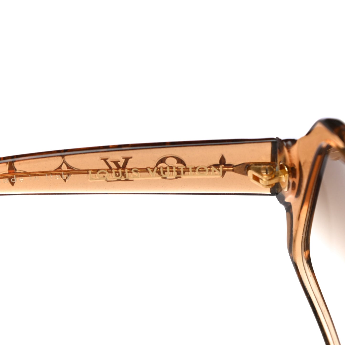 Acetate Obsession Carre Sunglasses Z0025W Glitter Honey