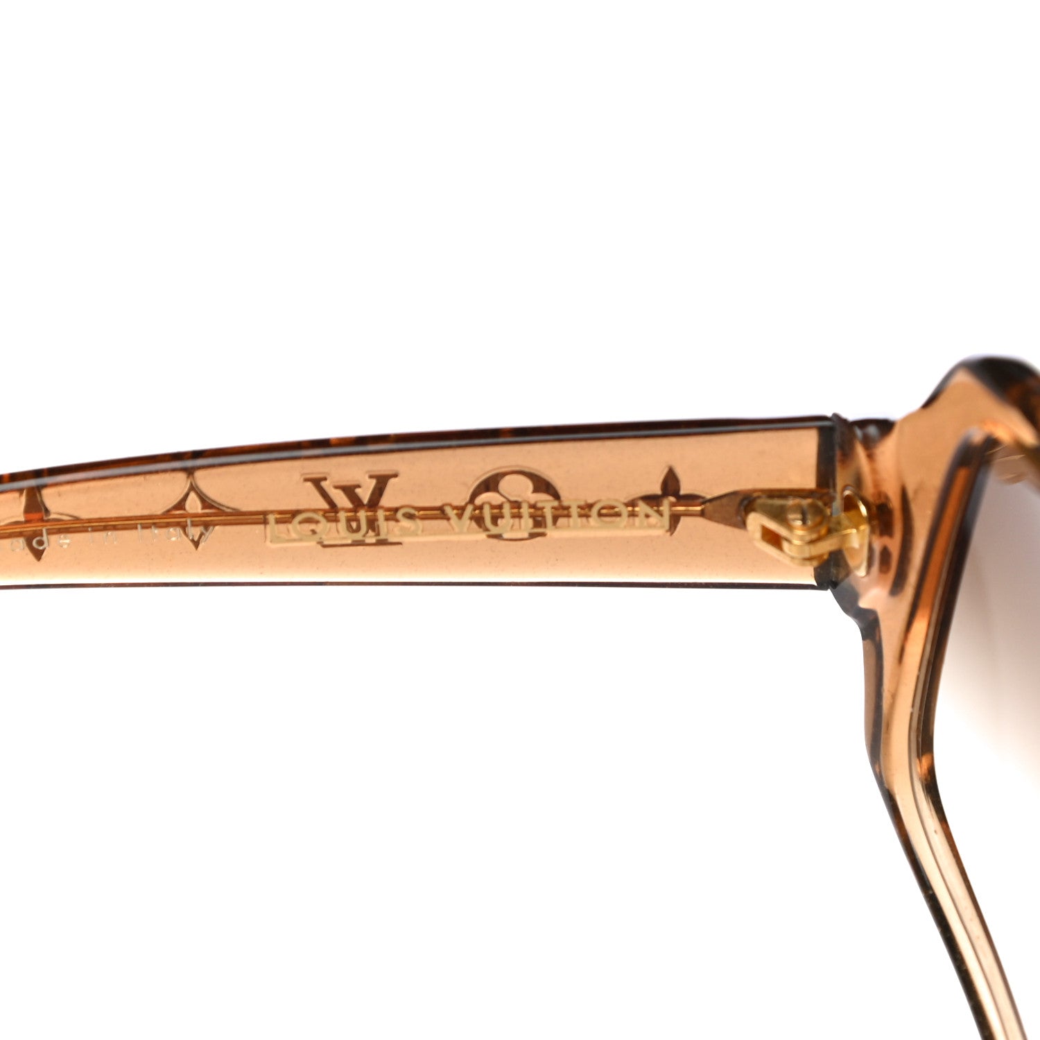 Louis Vuitton Acetate Obsession Carre Sunglasses Z0025W Glitter Honey 6 of 7