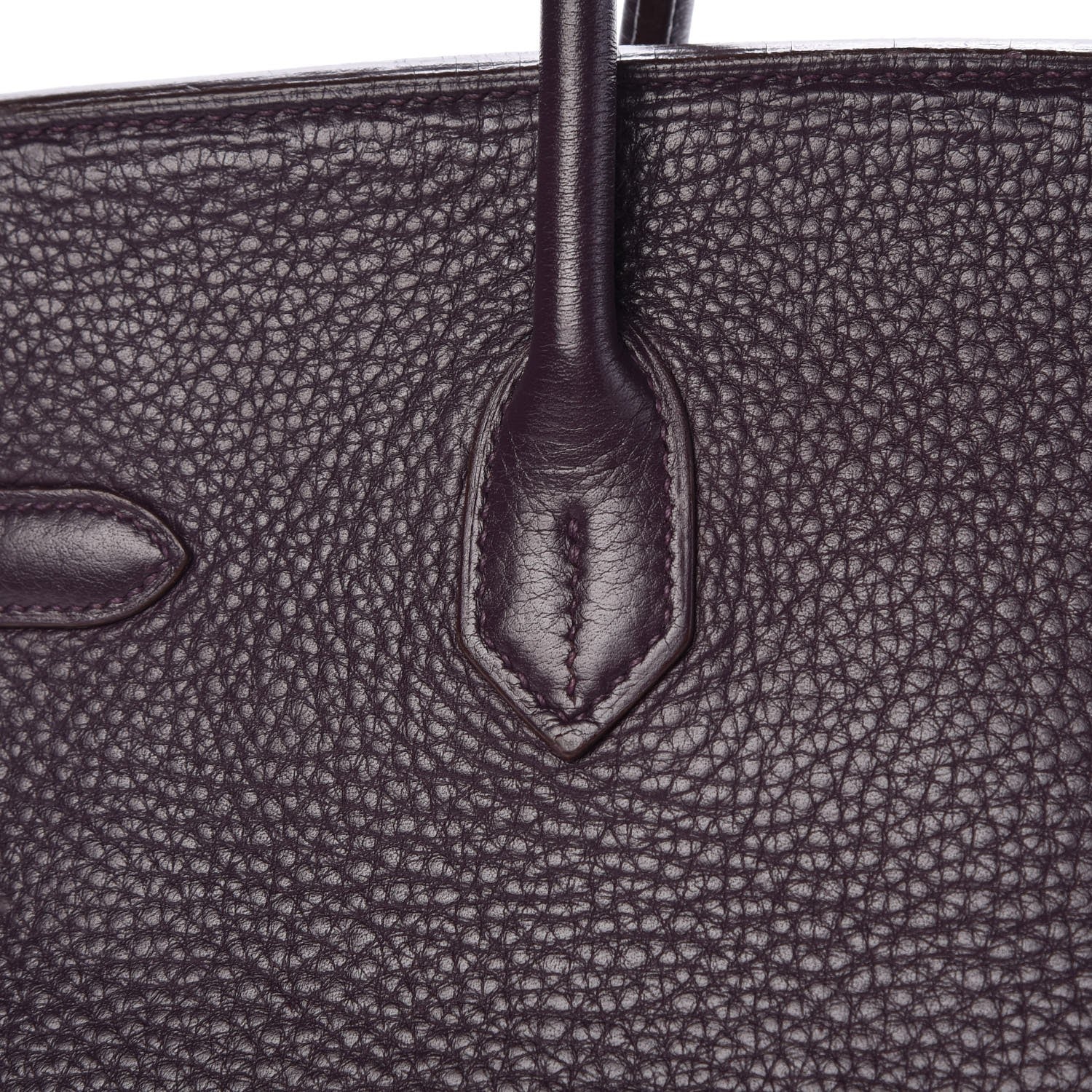Hermes Taurillon Clemence Birkin 35 Raisin 26 of 36
