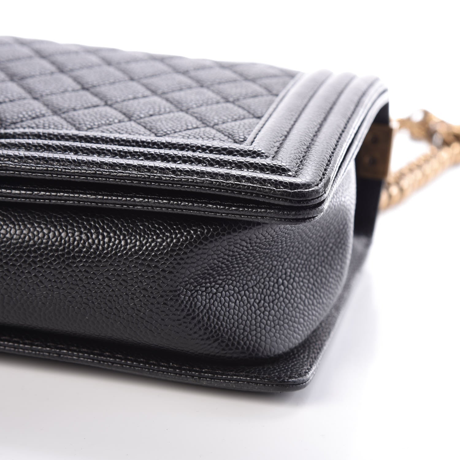 Chanel Caviar Quilted New Medium Boy Flap Black 7 of 12