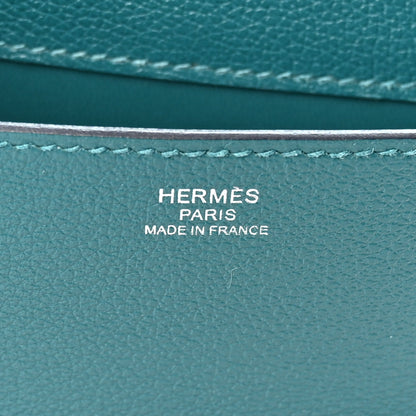 Hermes Evercolor Twins Bag Deep Blue Vert Bosphore 6 of 10