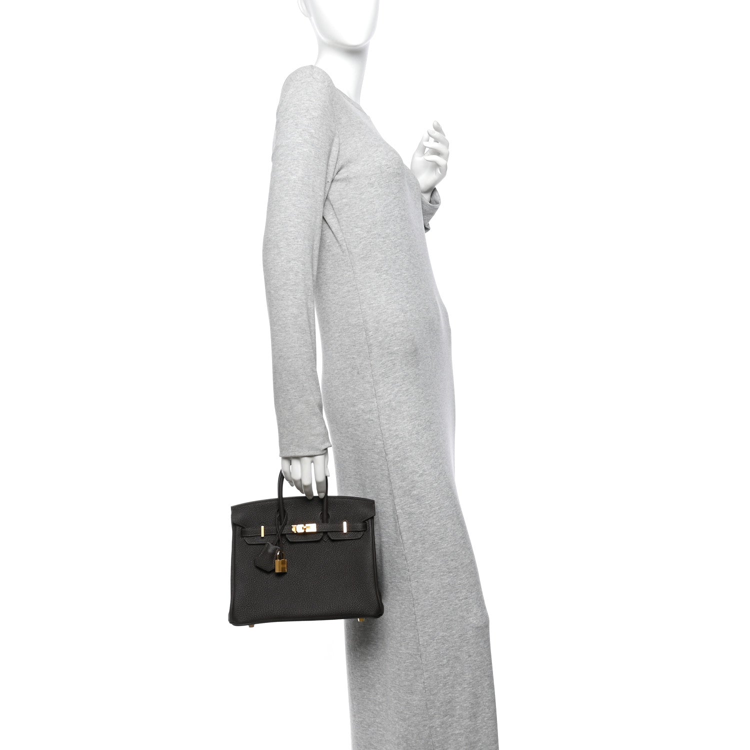 Hermes Togo Birkin 25 Bai Brun 2 of 11