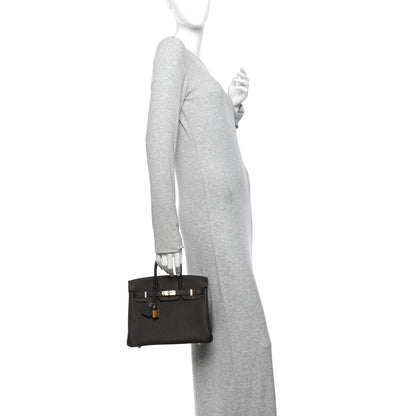 Hermes Togo Birkin 25 Bai Brun 2 of 11