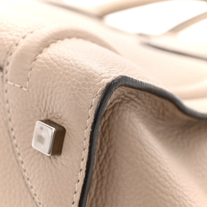 Celine Drummed Calfskin Mini Luggage Dune 12 of 15