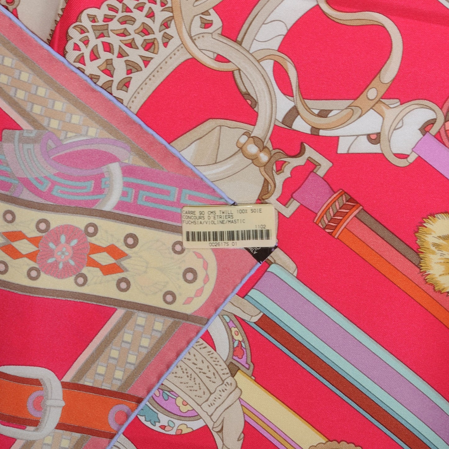 Silk Concours D Etriers Scarf 90