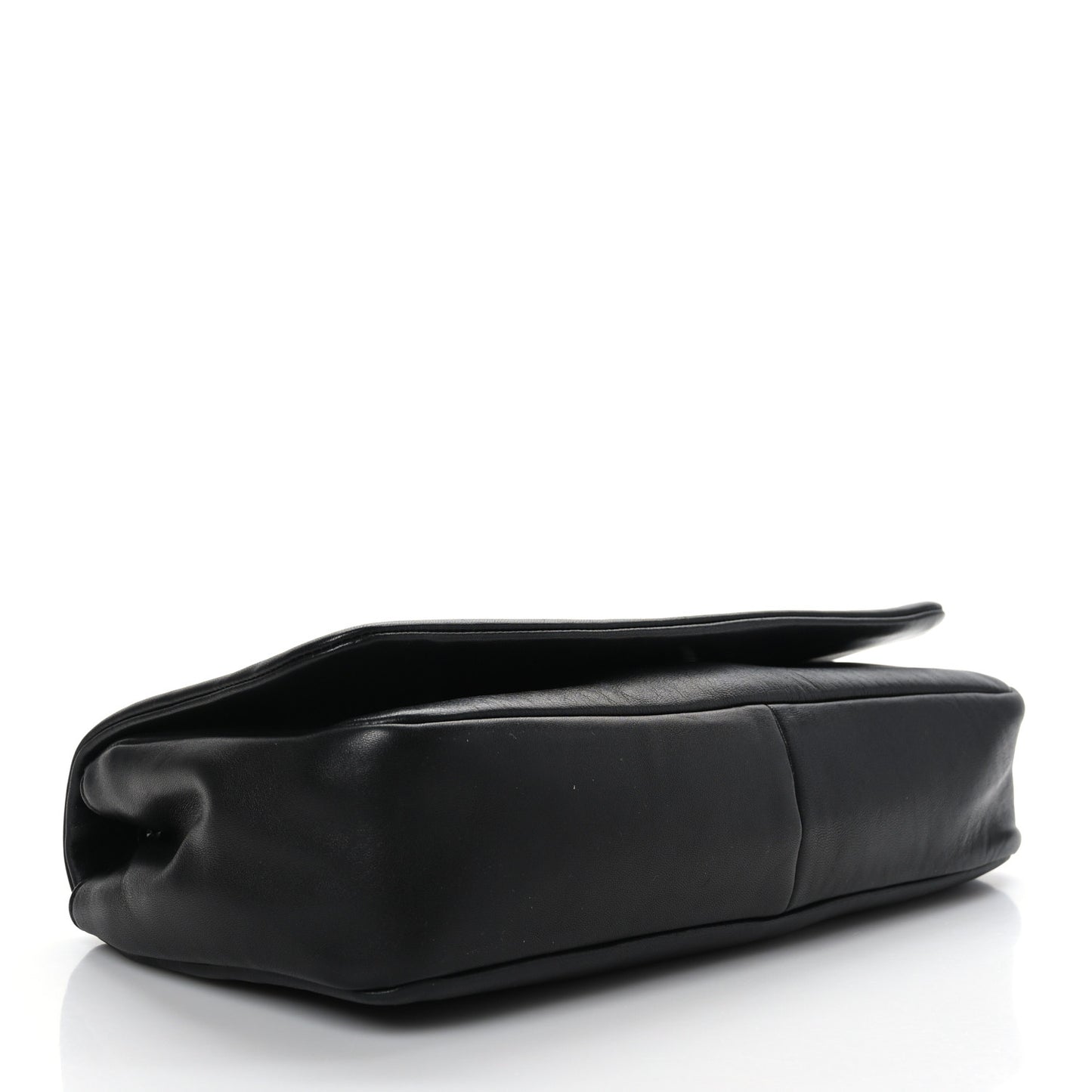 Lambskin Studded CC East West Flap Black
