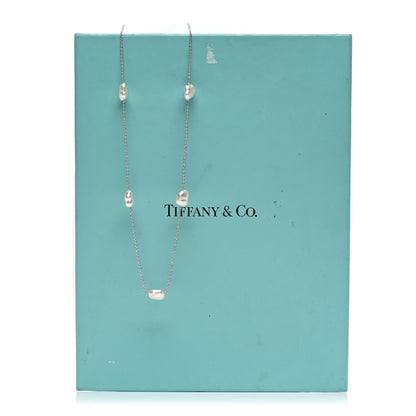Tiffany Platinum Freshwater Cultured Pearl 6-7mm Elsa Peretti Pearls By The Yard Necklace 5 of 5