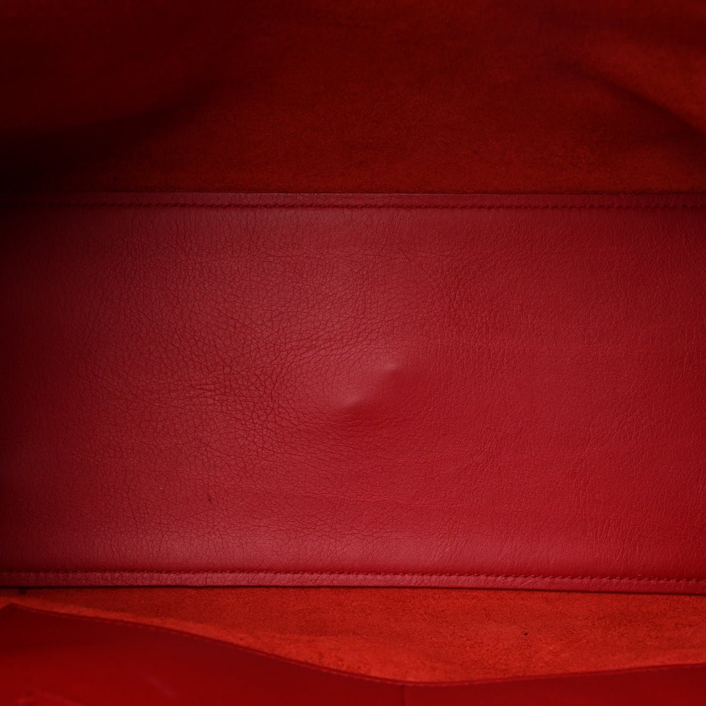 Calfskin Small Classic Y Cabas Red