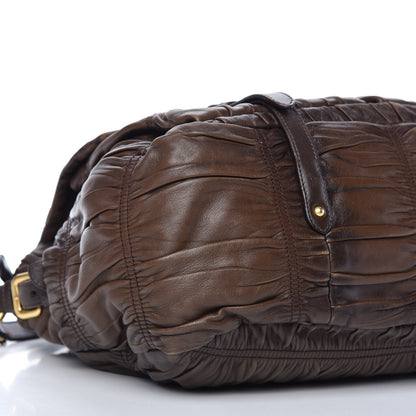 Prada Nappa Gaufre Messenger Tote Noce 6 of 14