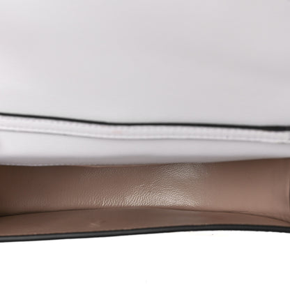 Chloe Calfskin Crocodile Embossed Small Nile Bracelet Minaudiere Bag White 5 of 10