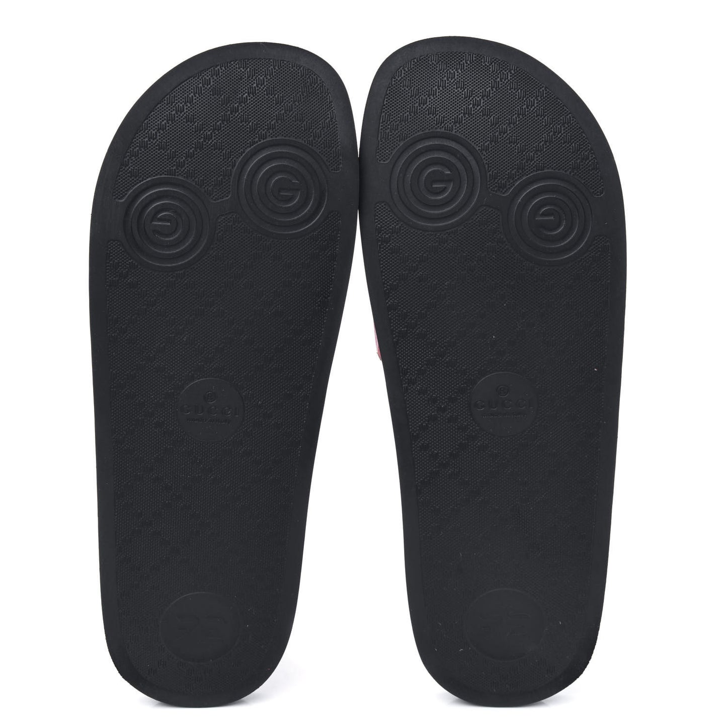 GG Supreme Monogram Blooms Slide Sandals 41 Beige Multicolor