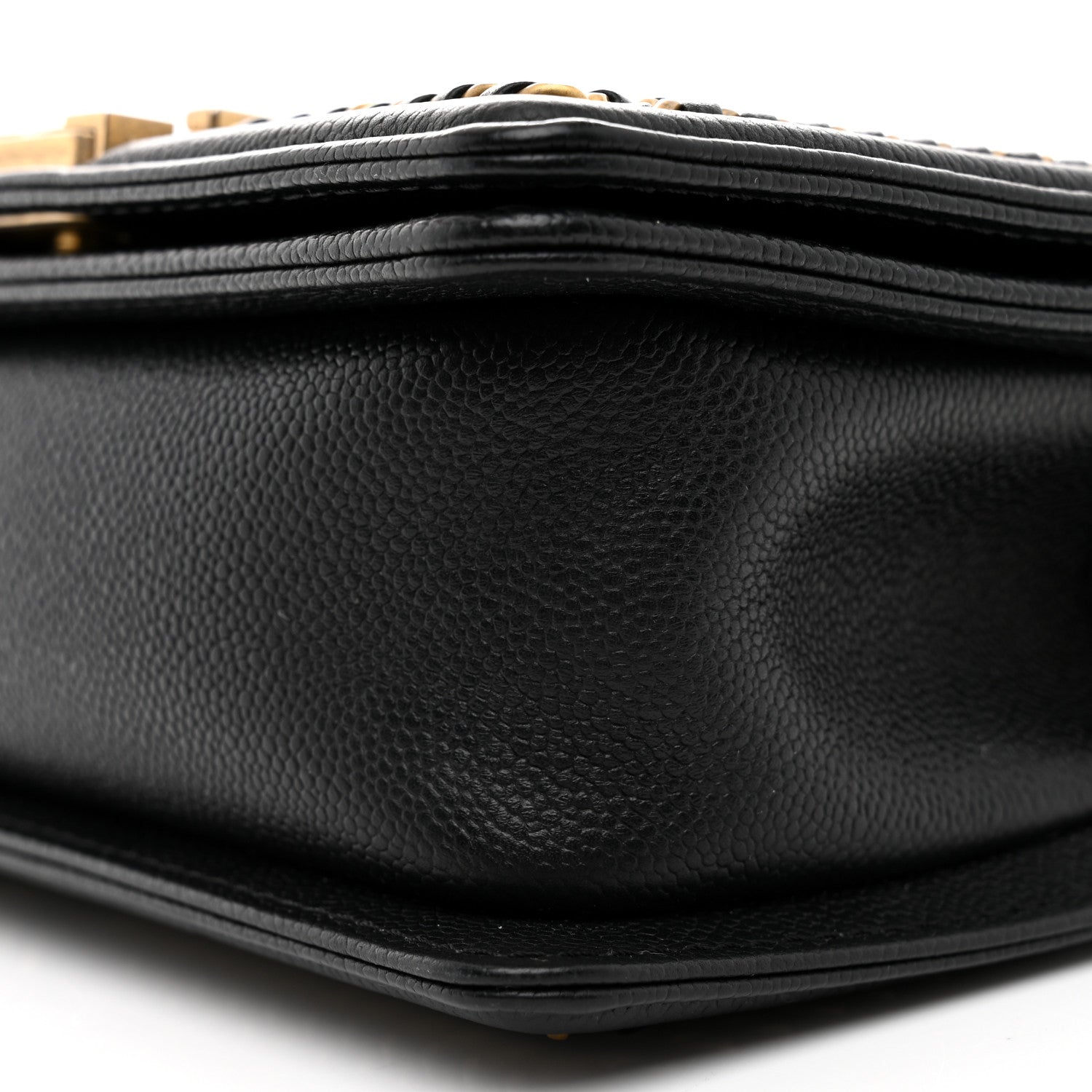 Chanel Caviar Quilted Small Chain Around Boy Flap Black 10 of 10