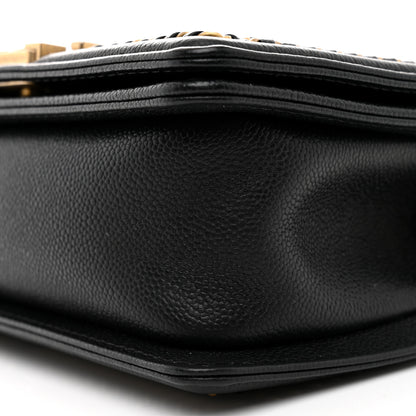 Chanel Caviar Quilted Small Chain Around Boy Flap Black 10 of 10