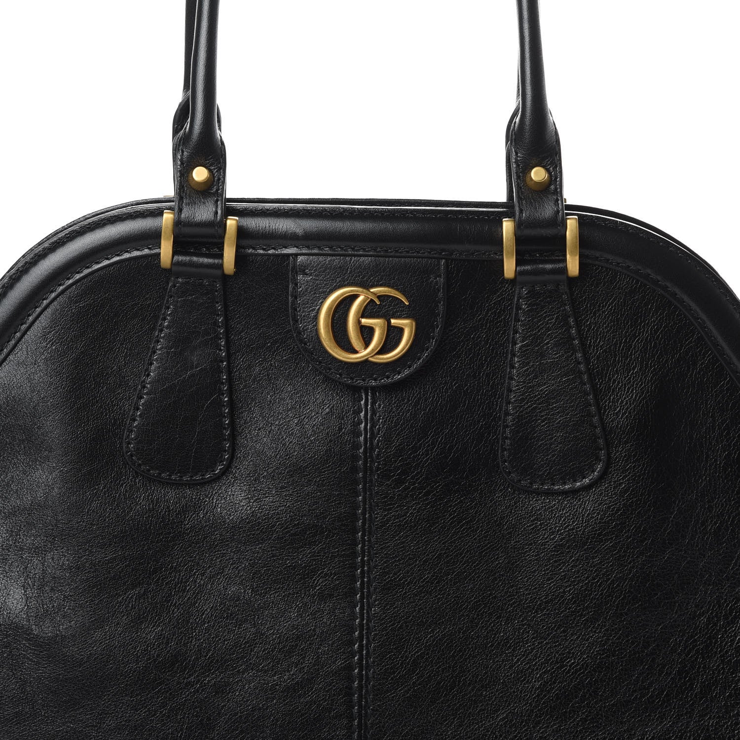 Gucci Calfskin Large Re(Belle) Top Handle Bag Black 8 of 10