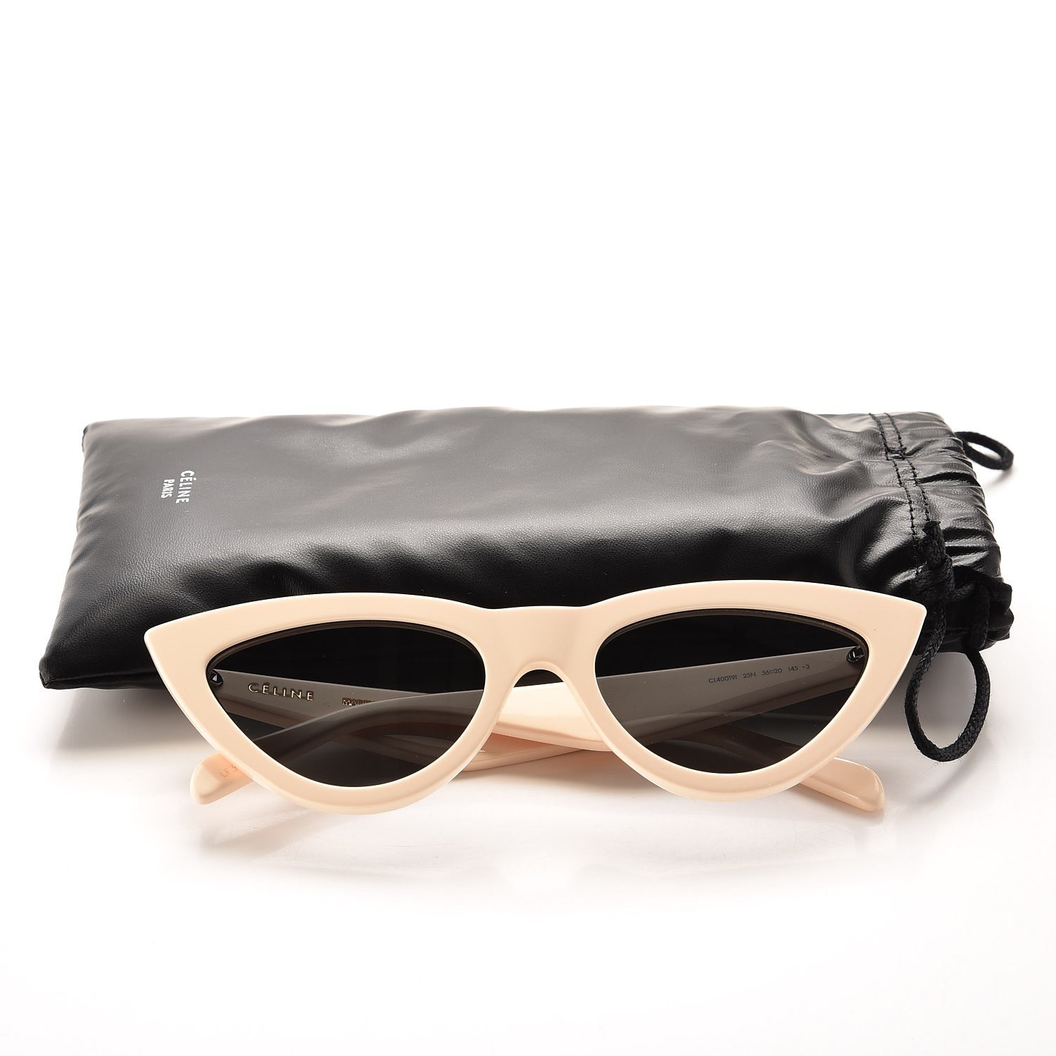 Celine Acetate Cat Eye Sunglasses CL40019I Ivory 7 of 7