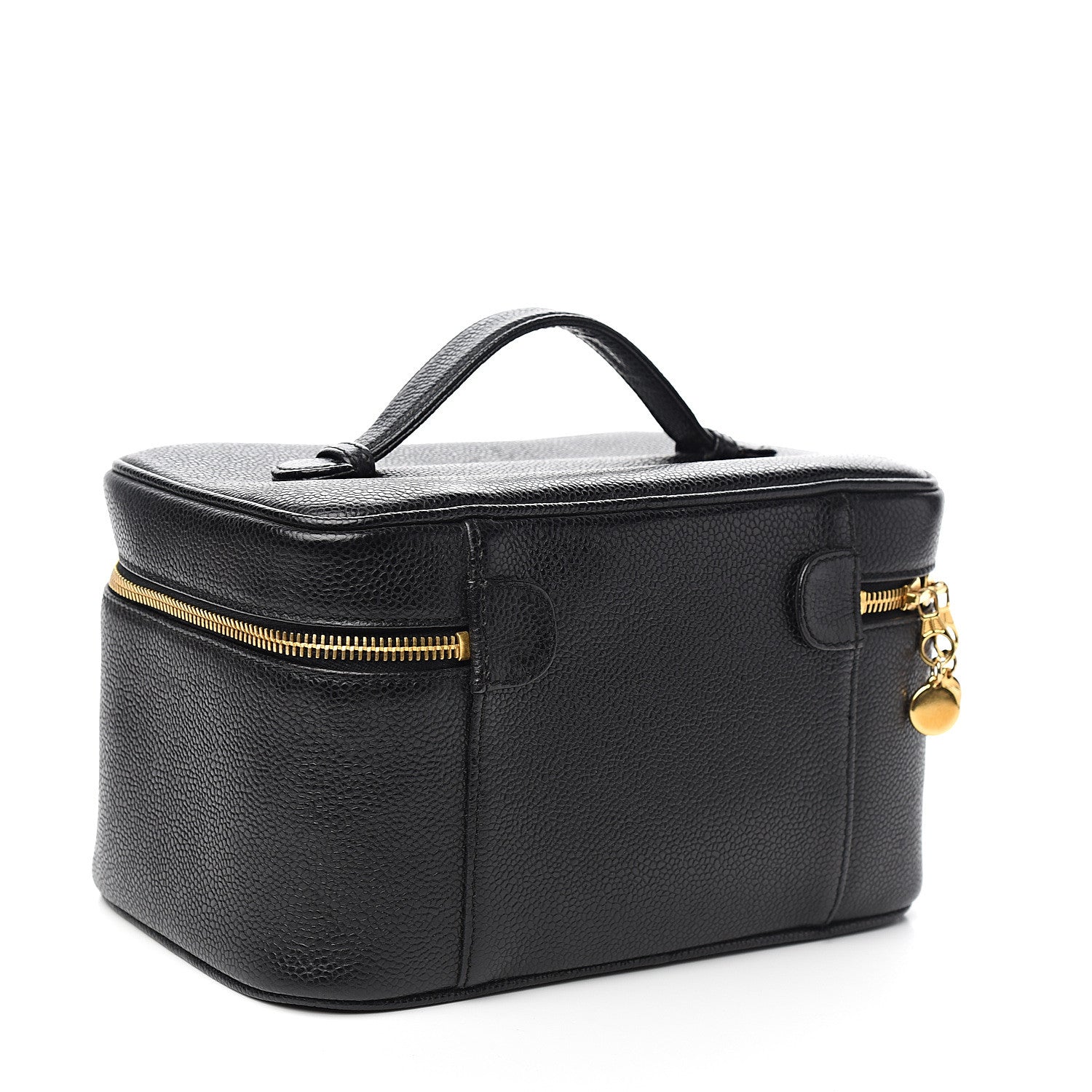 Chanel Caviar Vanity Cosmetic Case Black 2 of 6