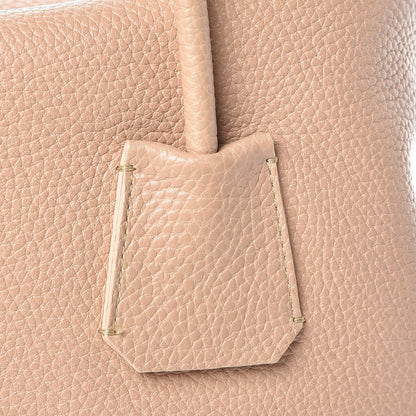 Burberry London Grainy Calfskin Medium Baynard Tote Light Nude 16 of 21