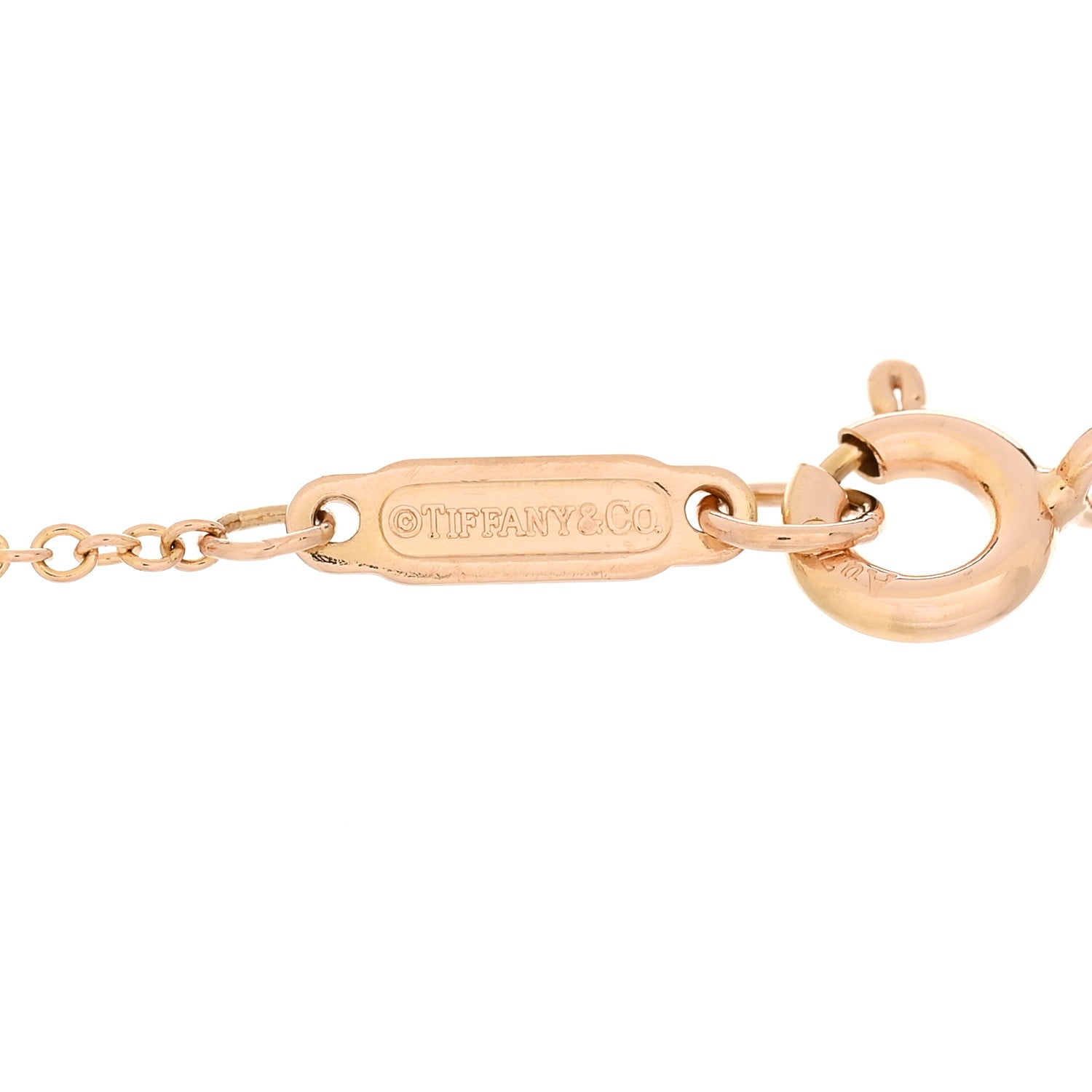 Tiffany 18K Rose Gold Infinity Endless Bracelet 3 of 4
