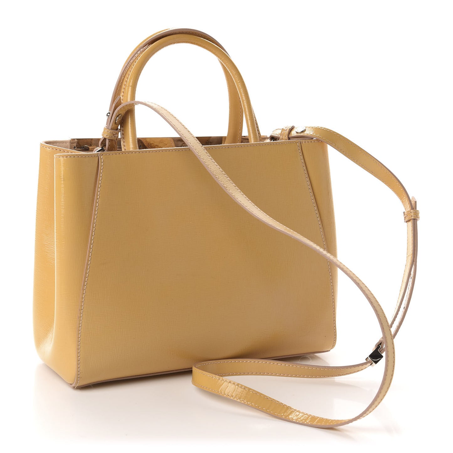 Vitello Vernice Camoscio Petite 2Jours Tote Make Up