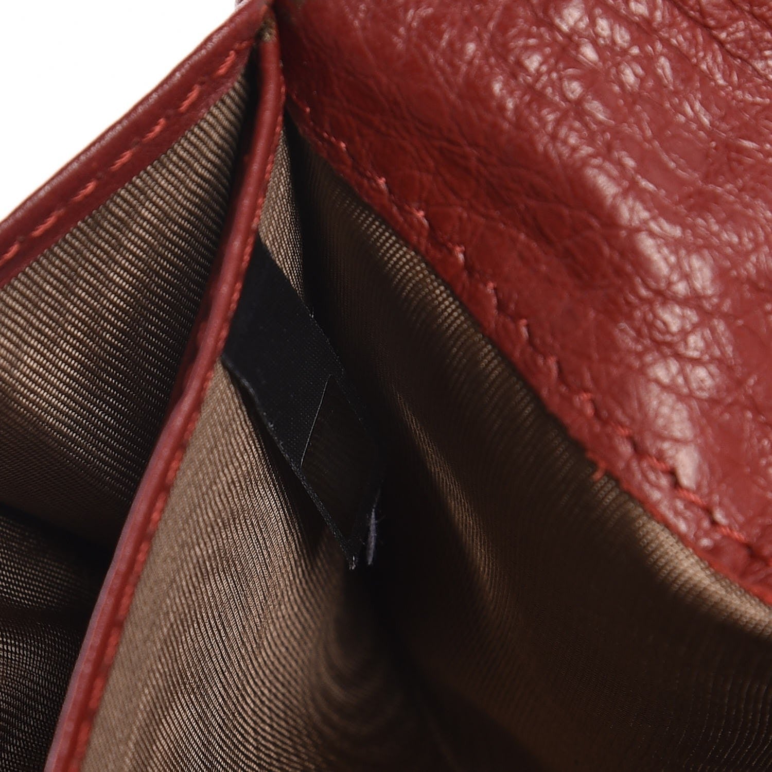 Chloe Calfskin Marcie Continental Flap Wallet Poppy 7 of 7