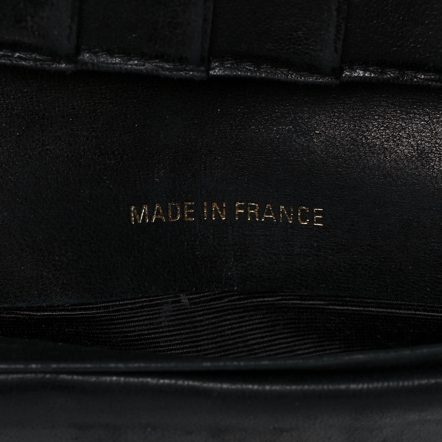 Caviar Stitched French Wallet Black