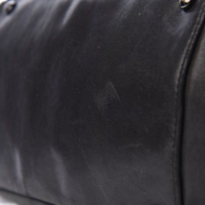 Chanel Lambskin Studded Accordion CC Flap Black 13 of 15