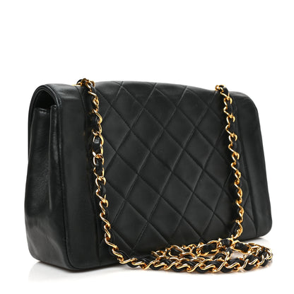 Chanel Lambskin Quilted Medium Single Flap Black 3 of 10