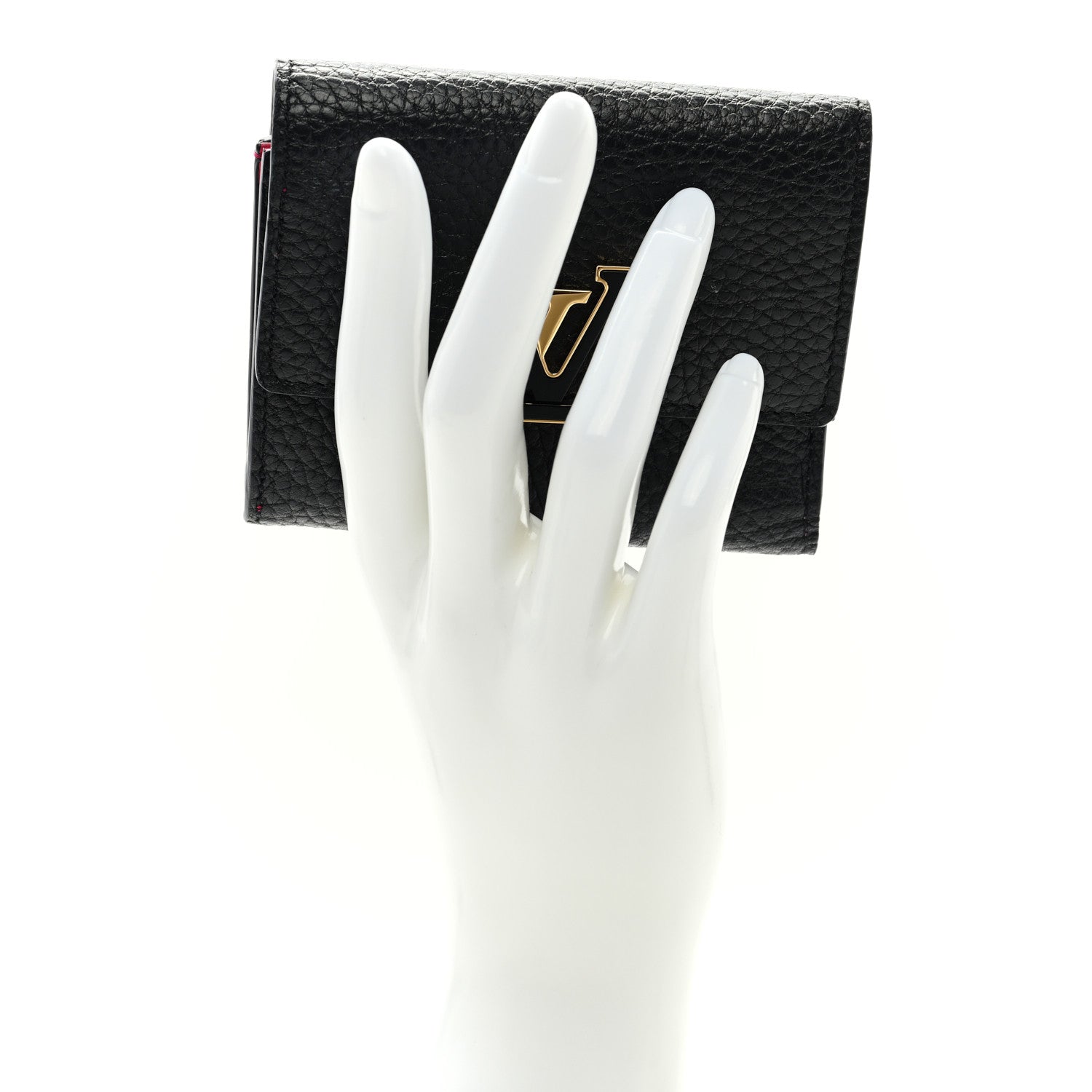 Louis Vuitton Taurillon Capucines XS Wallet Black 2 of 6