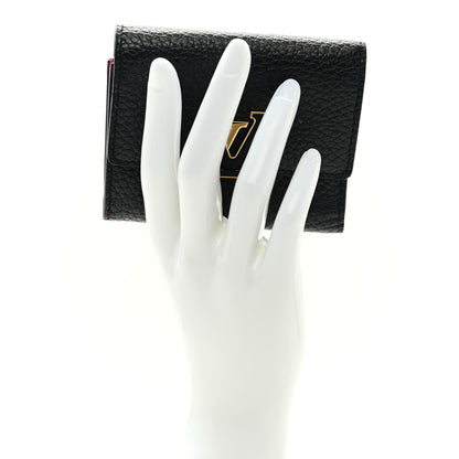 Louis Vuitton Taurillon Capucines XS Wallet Black 2 of 6