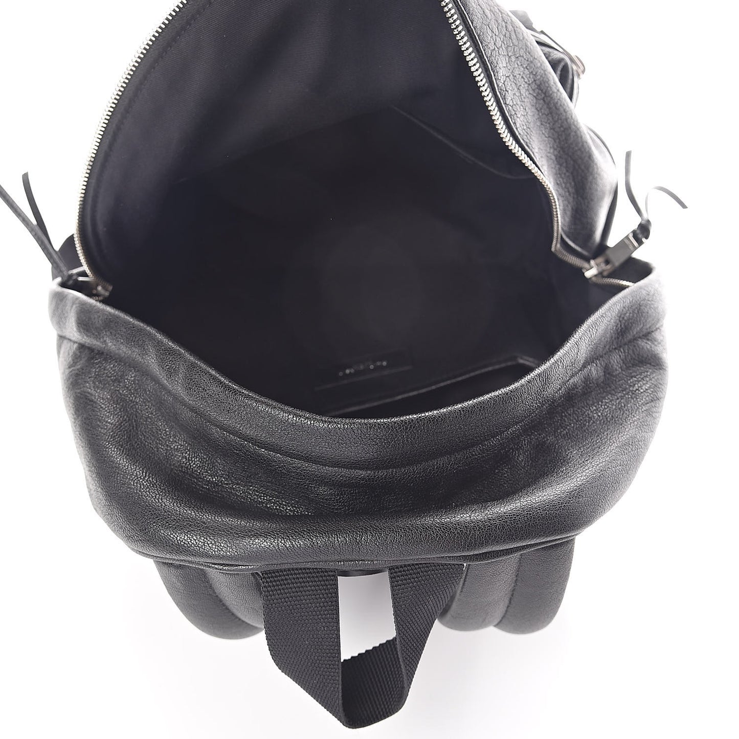 Lambskin Mini City Backpack Black