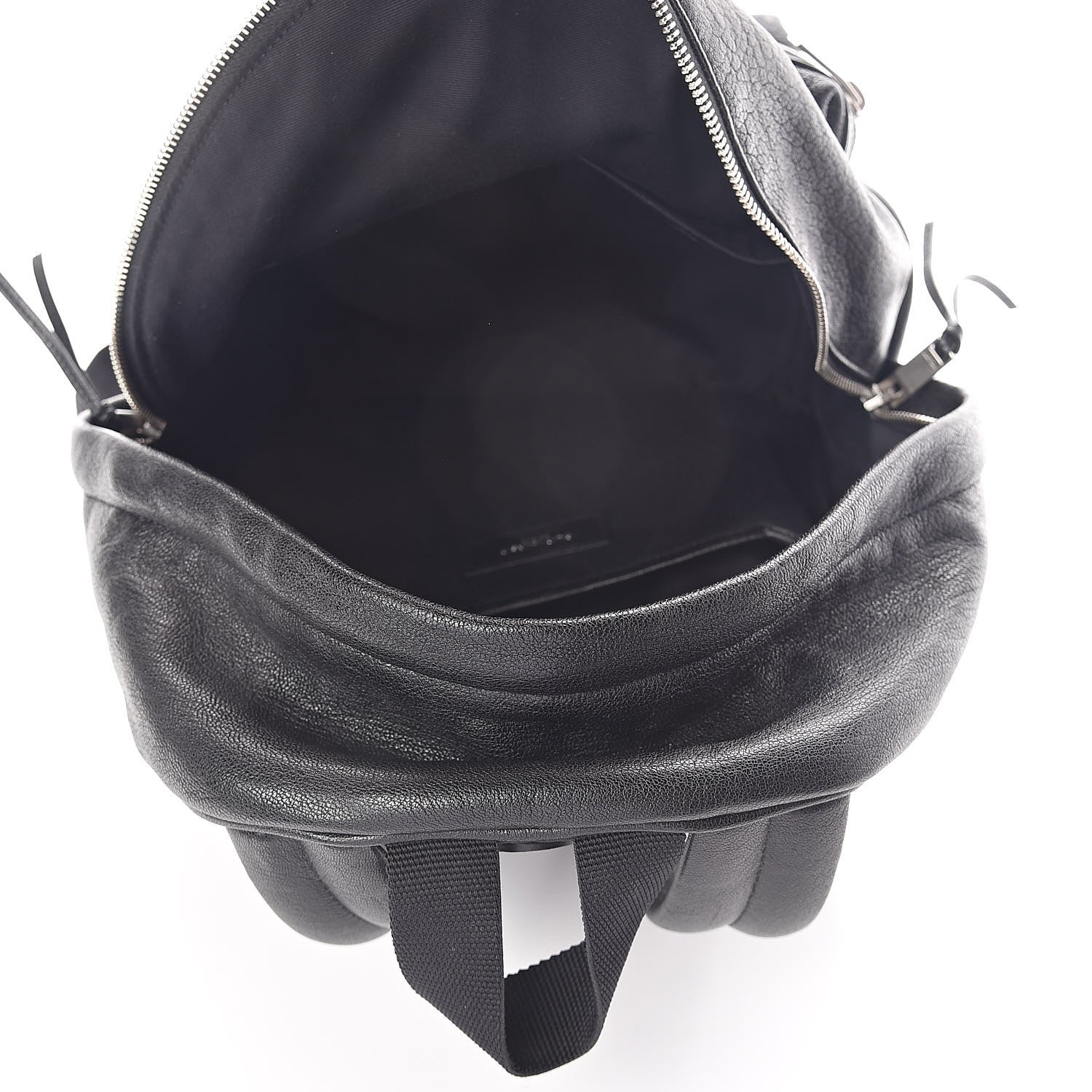 Saint Laurent Lambskin Mini City Backpack Black 5 of 9