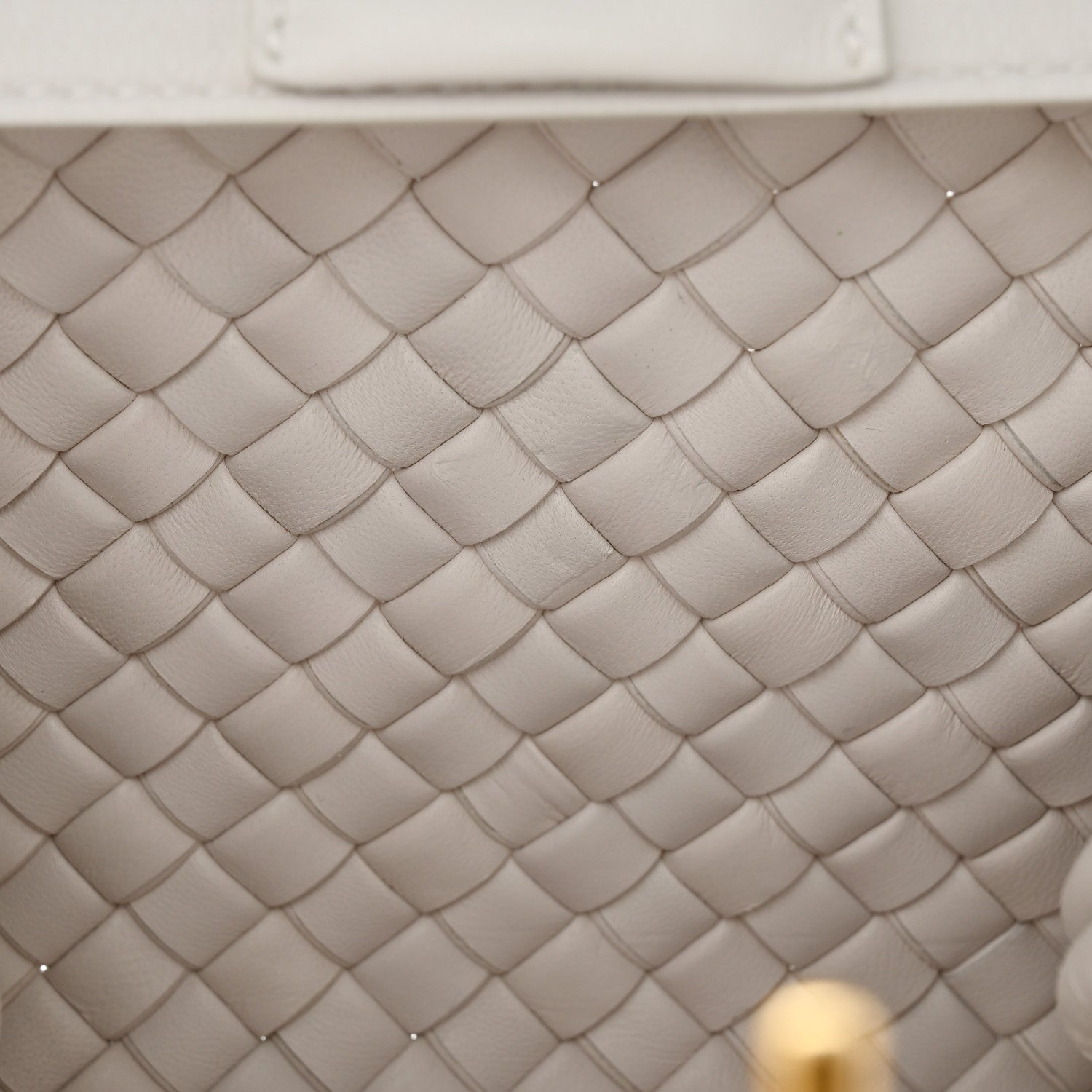 Bottega Veneta Nappa Intreccio Mini Padded Handle Bag Chalk 10 of 10