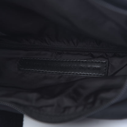 Balenciaga Recycled Sport Nylon Logo Embroidered Wheel Beltpack Black Blue 7 of 10
