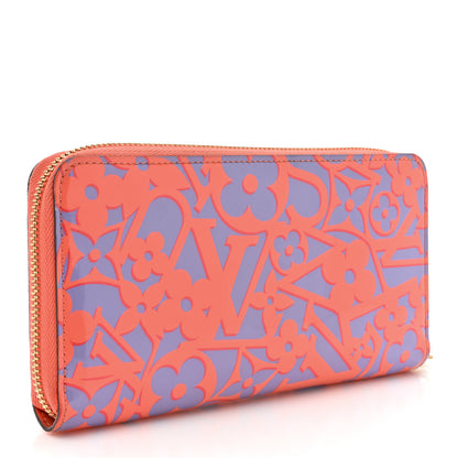 Louis Vuitton Patent Sweet Monogram Zippy Wallet Corail 3 of 13