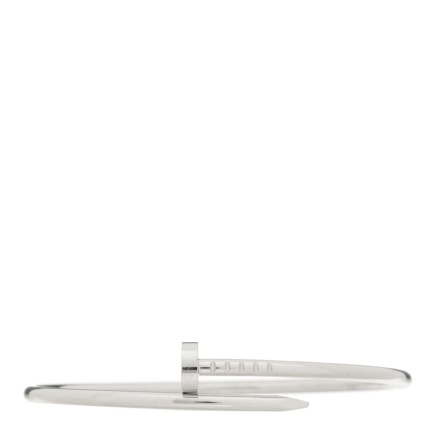 Cartier 18K White Gold Small Juste Un Clou Bracelet 16 1 of 5