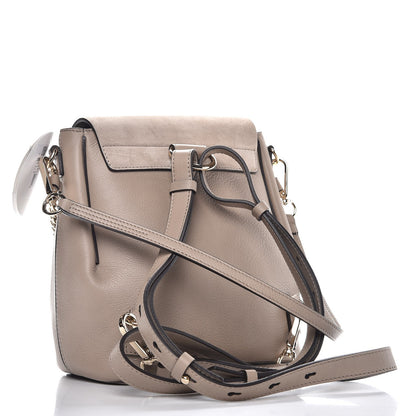 Chloe Suede Calfskin Small Faye Backpack Motty Grey 3 of 8