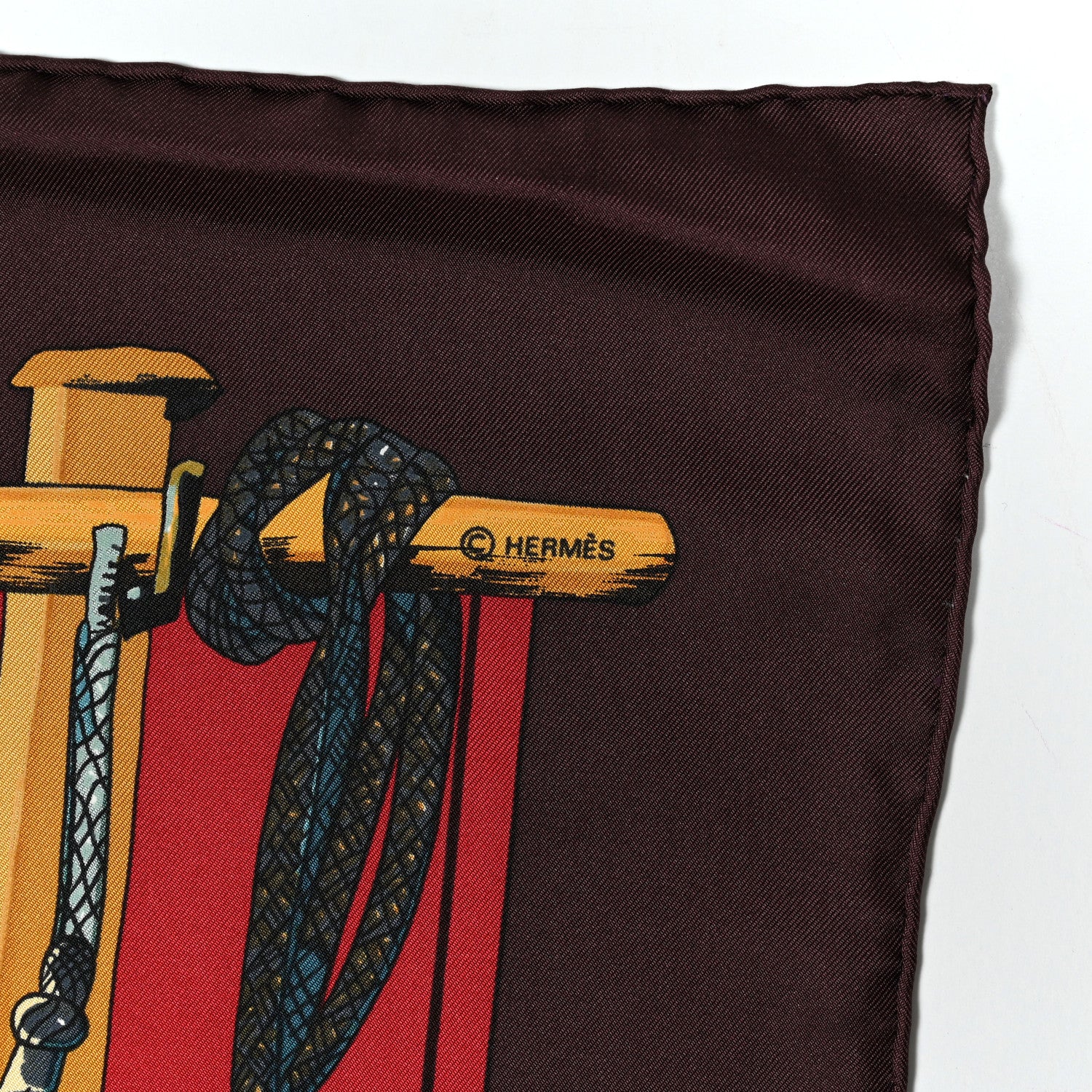 Hermes Silk Passementerie Scarf 90 4 of 6