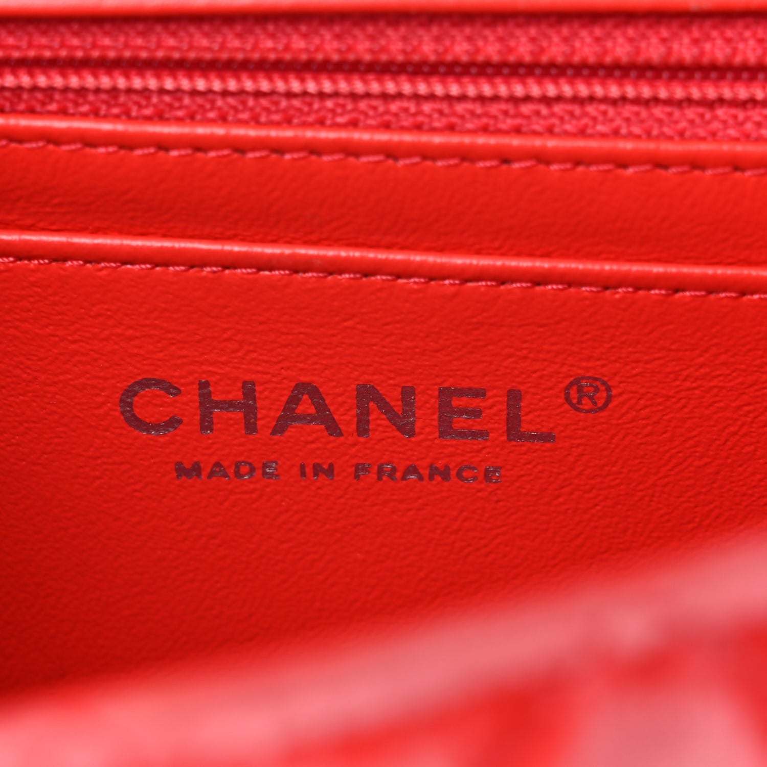 Chanel Velvet Quilted Mini Rectangular Flap Coral 6 of 26