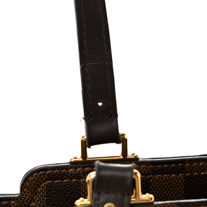 Louis Vuitton LOUIS VUITTON Damier Ebene Jersey Black 14 of 16