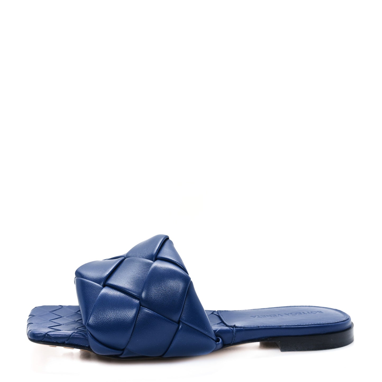 Nappa Maxi Intrecciato Lido Flat Sandals 36 Cruise