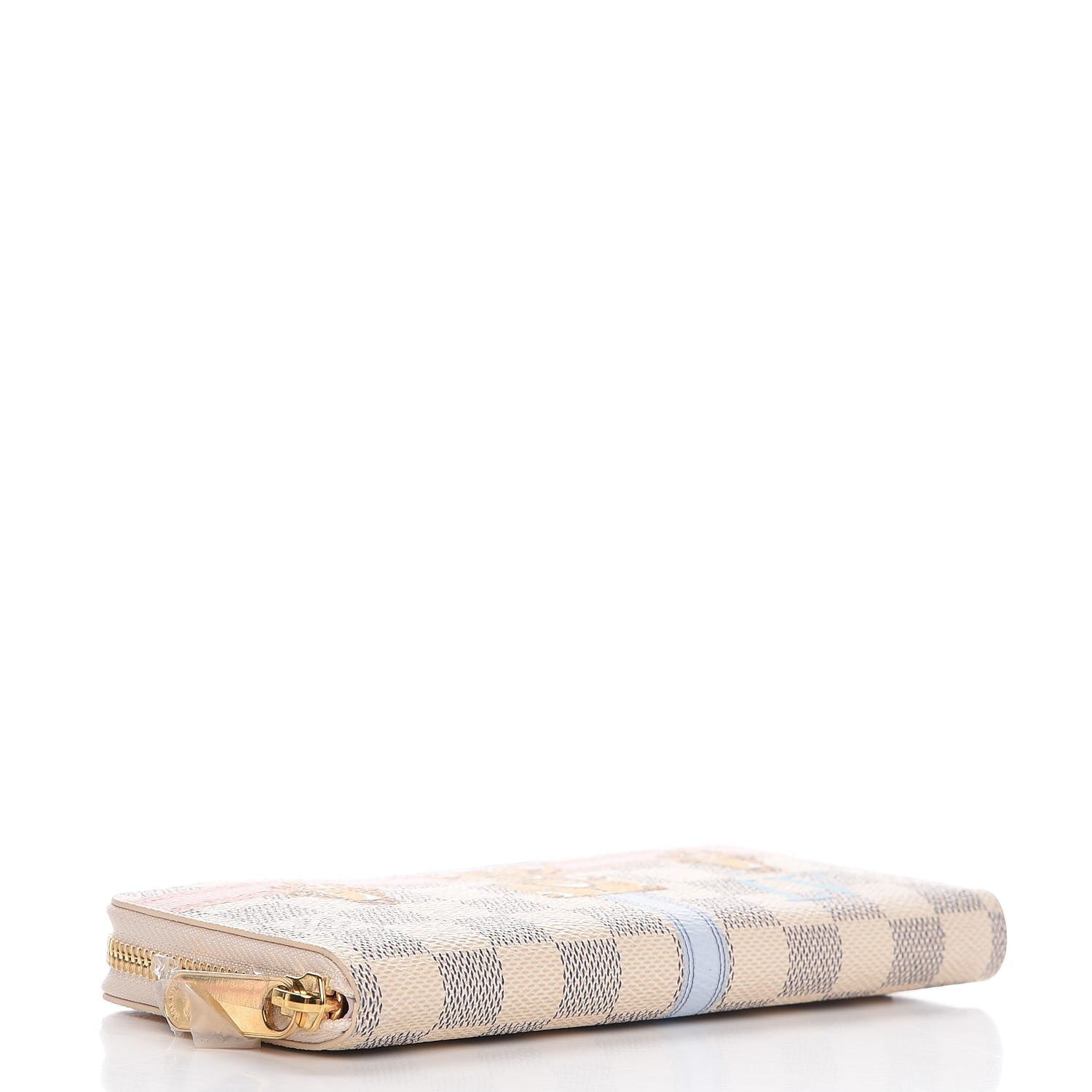 Louis Vuitton Damier Azur Summer Trunks Clemence Wallet 4 of 7