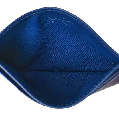 Prada Saffiano Card Holder Bleuette 5 of 11